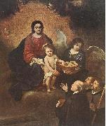 MURILLO, Bartolome Esteban The Infant Jesus Distributing Bread to Pilgrims sg Germany oil painting reproduction
